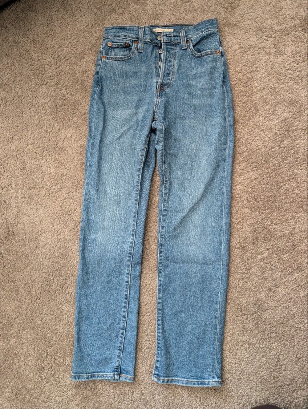 Levi's Wedgie Blue Jeans